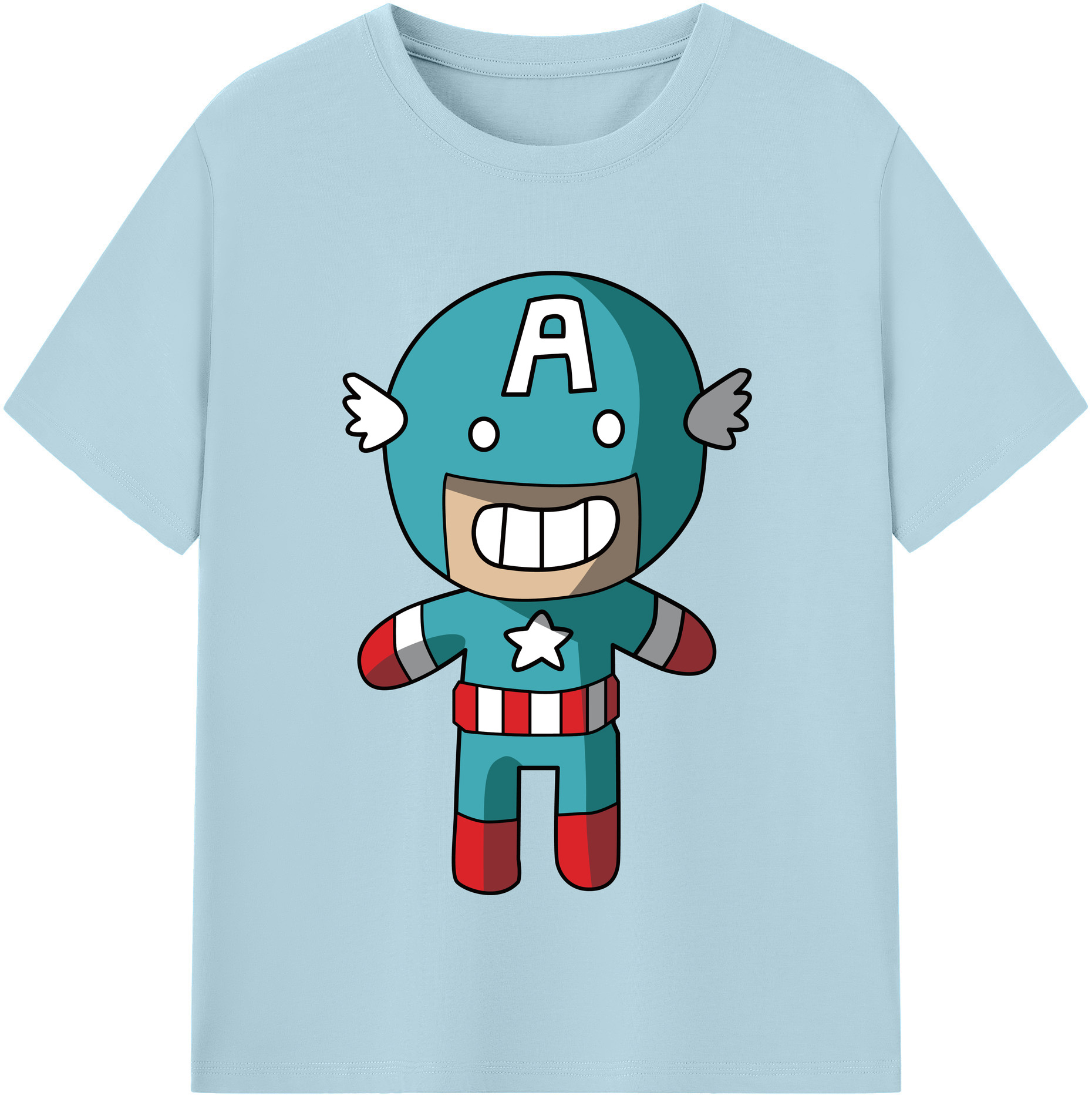 （画像用） アベンジャーズ The Avengers 綿100％半袖Tシャツ（フロントプリント）